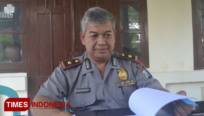 Kapolsek Genteng, Kompol Agus Dwi Jatmiko. (FOTO: Erwin Wahyudi/TIMES Indonesia)