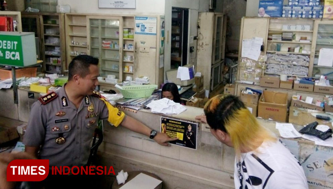 Tekan Peredaran Miras Oplosan, Kapolres Jember Kunjungi Apotek dan Minimarket