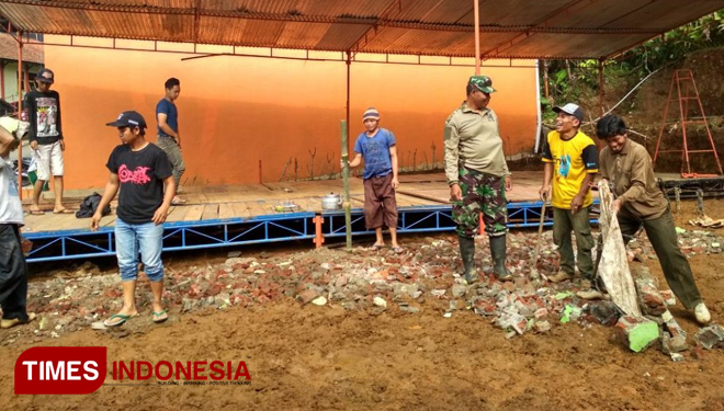 Ada TMMD Kodim Purbalingga, Isra' Mi'raj Tahun Jadi Lebih Semarak