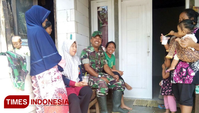 Manfaatkan Rehat, Ini yang Dilakukan Satgas TMMD Kodim Purbalingga