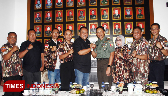 GM FKPPI Silahturahmi ke Korem 083 Baladhika Jaya