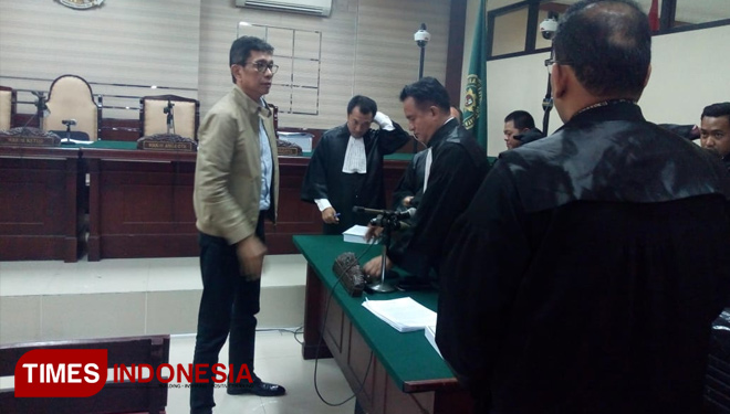 Sidang Mantan Walikota Batu Eddy Rumpoko di Pengadilan Tindak Pidana Korupsi (Tipikor) Sidoarjo Jawa Timur (FOTO: Dokumen TIMES Indonesia)