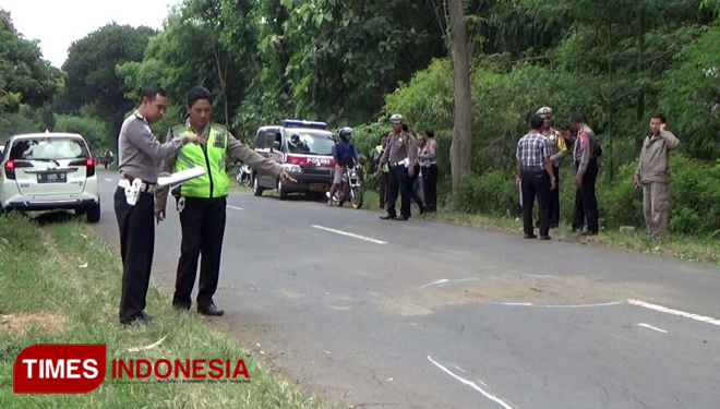 Anggota Polsek Sukapura Meninggal Kecelakaan
