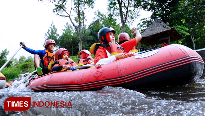 Obyek wisata Arum Jeram di Kecamatan Songgon, Kabupaten Banyuwangi. (FOTO: Humas Pemkab Banyuwangi for TIMES Indonesia)