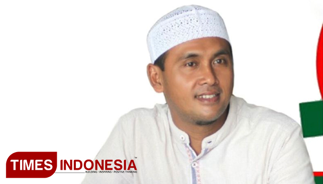 Calon Ketua Tanfidz PCNU Banyuwangi, KH Ahmad Munib Syafaat Lc.M.E.I. (FOTO: Syamsul Arifin/ TIMES Indonesia)