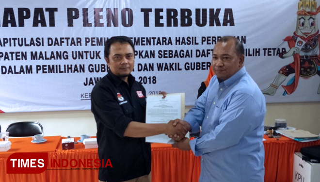 KPU Kabupaten Malang Tetapkan Ada 1.966.373 DPT Untuk Pilgub Jatim ...