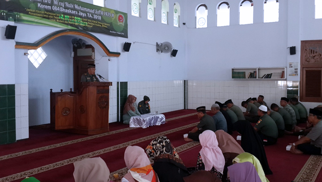 Peringati Isra' Miraj, Ini Pesan Danrem Bhaskara Jaya