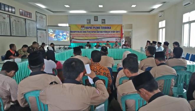 KPU Bangkalan Sudah Tetapkan DPT Pilkada 2018
