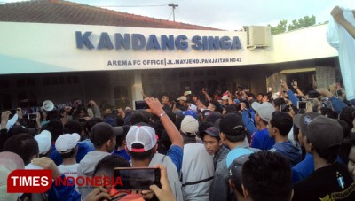 Di Kandang Singa, Aremania dan Manajemen Arema FC Saling Memaafkan