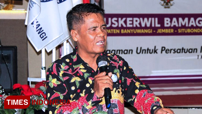 Ketua BAMAG Kab Banyuwangi, Anang Sugeng Sulistyanto. (FOTO: Humas Pemkab Banyuwangi for TIMES Indonesia)