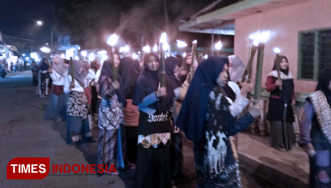 Semarak Isra Miraj Ala Santri di Jember