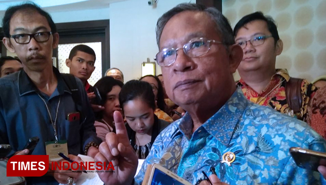 Menteri Koordinator Bidang Perekonomian Darmin Nasution. (FOTO: Dok. TIMES Indonesia)