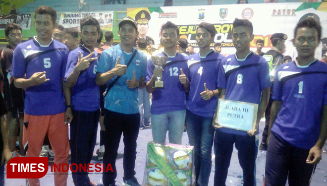 Tim Skanor saat meraih juara 3 Kejurprov di Kabupaten Jombang, Jawa Timur, beberapa waktu lalu. (FOTO: AJP TIMES Indonesia)