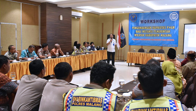 Workshop tentang bahaya narkoba digelar BNN Kabupaten Malang di hotel Gets Malang.(FOTO: Istimewa)