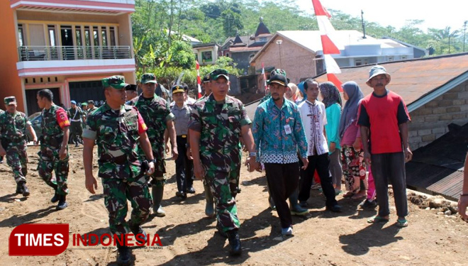 Tim Wasev Mabes TNI AD Tinjau Pelaksanaan TMMD Reguler 101 