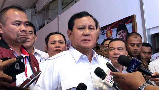 Prabowo Siap Perjuangkan Tuntutan Kaum Buruh