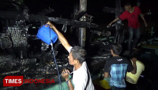 Kapal Terbakar, Pemilik KM Putra Mulya Rugi Puluhan Juta Rupiah