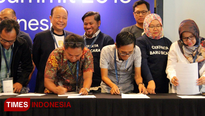 Google Dukung Kolaborasi Media Online Nasional Lawan Hoaks lewat MoU CekFakta