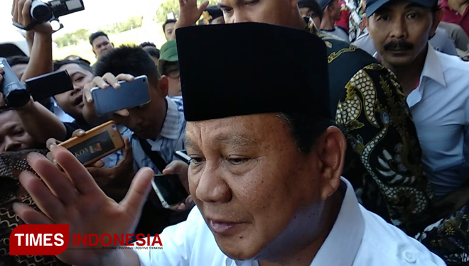 Prabowo: Kami Mendukung Pengesahan RUU Tindak Pidana Terorisme