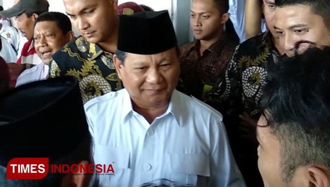 Kunjungan ke Bojonegoro, Prabowo Ajak Masyarakat Menyelamatkan Indonesia