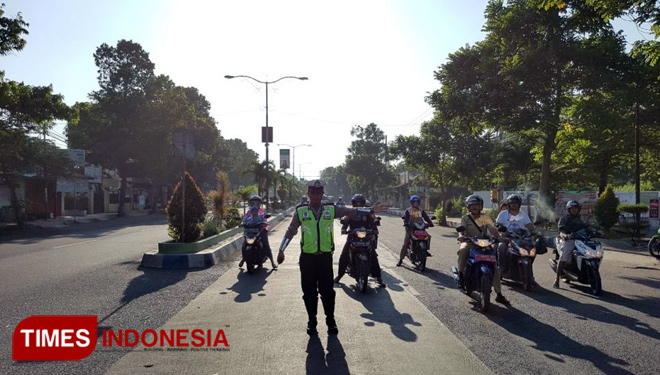Tingkatkan Pelayanan Masyarakat, Polres Situbondo Terjunkan Personil Pagi Hari