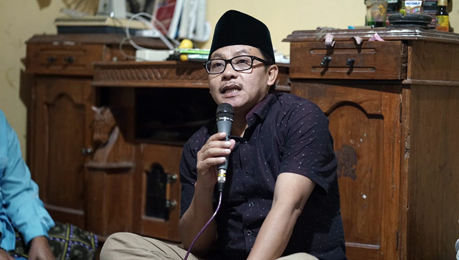 Calon Wali Kota Malang Sutiaji dalam mengomentari Hari Kebebasan Pers se Dunia 2018. (FOTO: Istimewa)