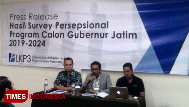 Survei LKP3 Sebut Program Gus Ipul-Puti Ungguli Khofifah-Emil