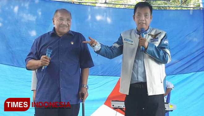 Sosialisasi Khofifah-Emil Tetap Ramai Meski Berlangsung di Lereng Gunung Raung