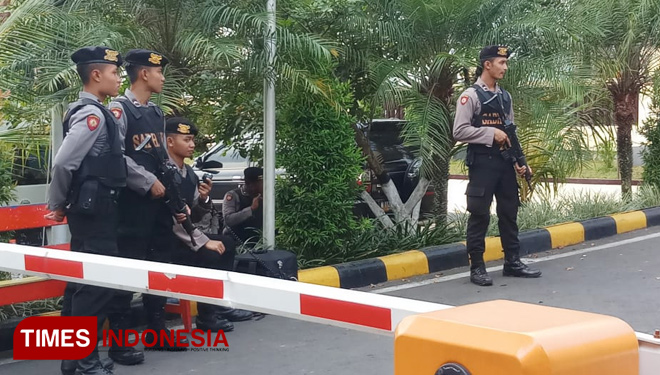 Polres Malang dan Polsek Jajarannya, Perketat Penjagaan
