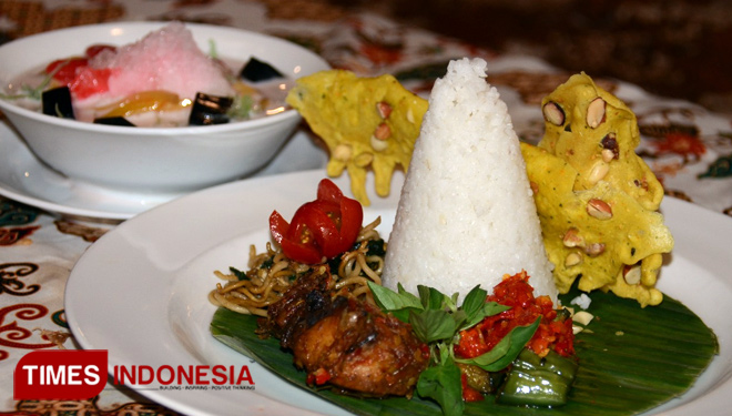 Menu kuliner Ramadan (Kurma) di Landbow Resto Ijen Suite Resort and Convention. (FOTO: Tria Adha/TIMES Indonesia)