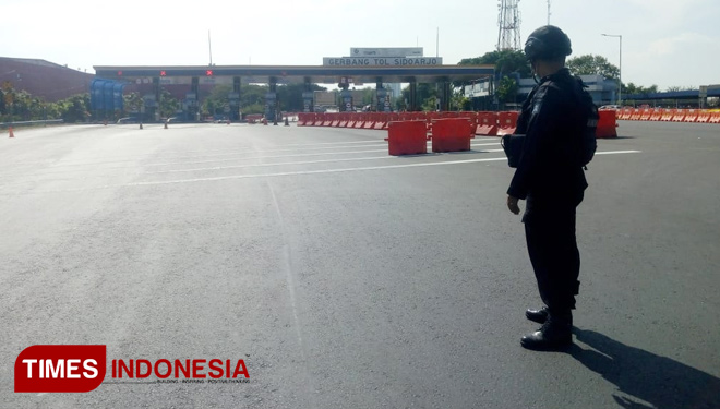 Terduga Bom di Tol Sidoarjo Berhasil Diledakan
