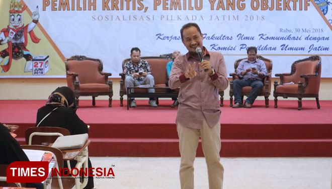 Fikom Unitomo - KPU Jatim Ajak Mahasiswa Jadi Pemilih 