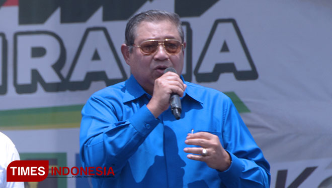 Ketua Umum Partai Demokrat Susilo Bambang Yudhoyono (SBY). (FOTO: Dok. TIMES Indonesia)
