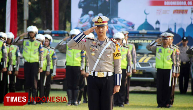 Kasat Lantas Polres Bojonegoro AKP Aristiantilo BS, SIK., SH., MH. Jumat (8/6/2018) (FOTO: Ali/TIMES Indonesia)
