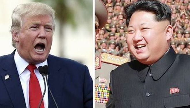 Presiden AS dan Presiden Korea Utara. (FOTO: Republika)