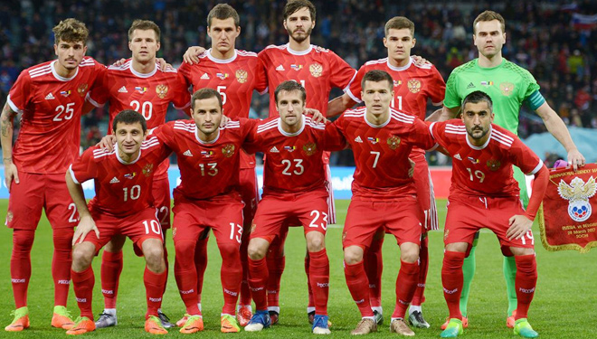 Skuad Timnas Rusia. (FOTO: gilabola.com)
