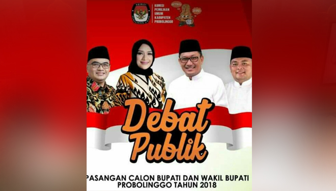 Debat publik Pilkada Kabupaten Probolinggo (FOTO: Istimewa)