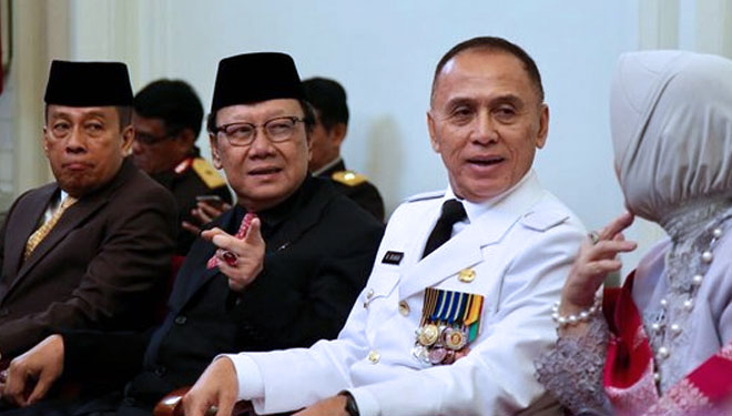 Komjen Pol Mochamad Iriawan usai dilantik Mendagri Tjahjo Kumolo menajdi Pj Gubernur Jawa Barat (FOTO: Net)