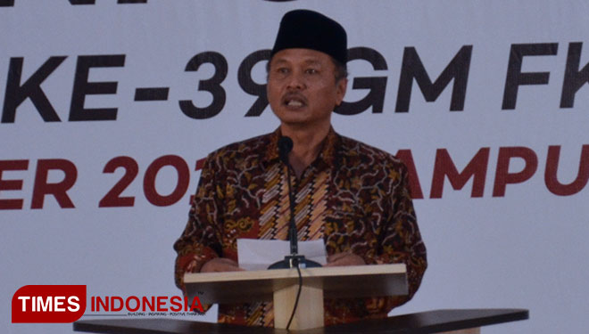 The Rector of UIN Malang, Prof Dr Abdul Haris (PHOTO: Adhitya Hendra/TIMES Indonesia)