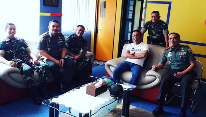 Para komandan satuan se-Malang dalam rangka persiapan mendukung kegiatan Halal Bihalal & Panggung Prajurit TNI-Polri bersama Aremania dan lintas komunitas se-Malang Raya. (FOTO: Istimewa)