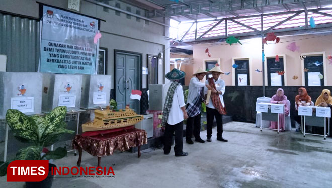 Pilkada Serentak 2018, Begini TPS Unik Dan Meriah Di Kota Bontang ...