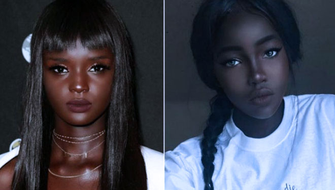 Kini sudah banyak muncul model-model berkulit gelap yang memiliki kecantikan yang memesona. (FOTO: Instagram/@duckieofficial dan Instagram/@typicalblackmum via Brilio.net)