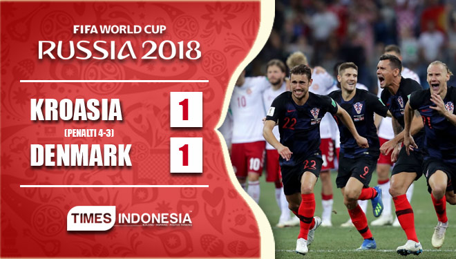 Kroasia 1-1 Denmark (PENALTI 4-3), Akhir Pahit Tim Dinamit