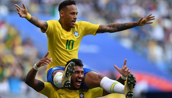 Neymar mesin gol Brazil. (FOTO: Istimewa)