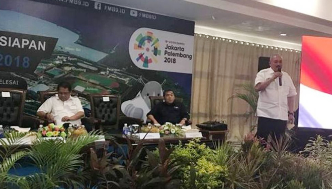 Acara Forum Merdeka 9 Soal Kesiapan Asian Games 2018. (FOTO: Istimewa)