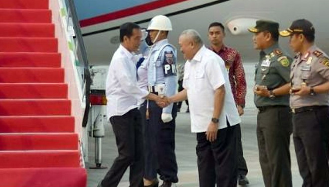 ILUSTRASi: Presiden Jokowi saat berkunjung ke Palembang (FOTO: Istimewa)