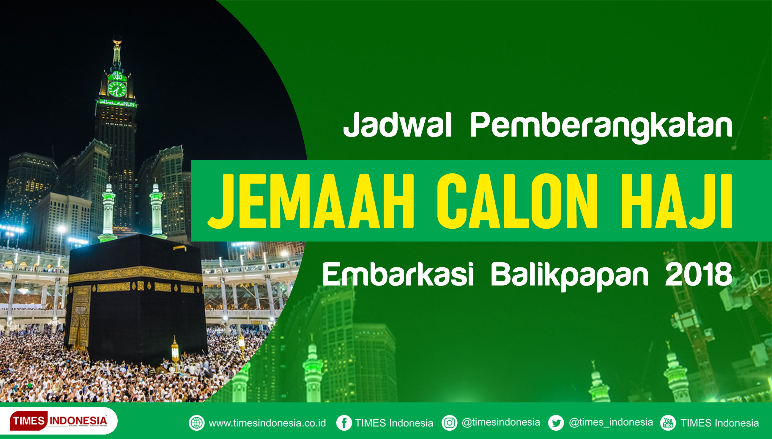 Jadwal Lengkap Pemberangkatan dan Pemulangan JCH Embarkasi Balikpapan 2018