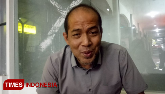 Anggota komisi II DPR RI, Ja'far Shodiq saat ditemui timesindonesia.co.id di surabaya, Minggu, 15/7/2018. (FOTO: Nasrullah/TIMES Indonesia)