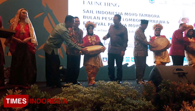 Launching Sail Moyo Tambora (FOTO: Alfi Dimyati/TIMES Indonesia)