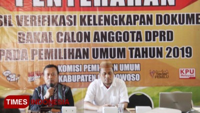 Verifikasi KPU Bondowoso, Masih Banyak Bacaleg yang Belum Lengkap Administrasi